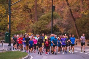 Lockerungslauf mit der Interair Reisegruppe